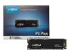 Crucial P3 Plus CT2000P3SSD801 PCIe NVMe SSD Festplatte 2TB (M.2 22 x 80 mm)