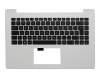 EAXK1004020 Original Asus Tastatur inkl. Topcase DE (deutsch) schwarz/weiß
