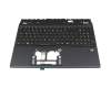 EAZBJ002010 Original Acer Tastatur inkl. Topcase DE (deutsch) schwarz/schwarz mit Backlight