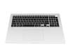 EBD63285207 Original LG Tastatur inkl. Topcase DE (deutsch) schwarz/silber mit Backlight