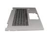 ET1YU000300 Original Lenovo Tastatur inkl. Topcase grau/silber mit Backlight