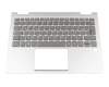 ET279000300 Original Lenovo Tastatur inkl. Topcase DE (deutsch) grau/silber mit Backlight
