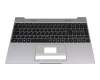 Emdoor NS15ARR Original Tastatur inkl. Topcase DE (deutsch) schwarz/grau mit Backlight
