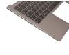 FA1YJ000700 Original Lenovo Tastatur inkl. Topcase DE (deutsch) grau/silber mit Backlight
