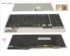 Fujitsu FUJ:CP700251-XX KEYBOARD BLACK W/ BL EAST EURO