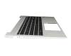 HB25C1 Original HP Tastatur inkl. Topcase DE (deutsch) schwarz/silber