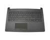 HP 15-bs500 Original Tastatur inkl. Topcase DE (deutsch) schwarz/schwarz (Raute)