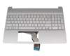 HP 15-f200 Original Tastatur inkl. Topcase DE (deutsch) silber/silber