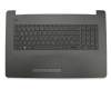 HP 17-bs100 Original Tastatur inkl. Topcase DE (deutsch) schwarz/grau mit feinem Muster