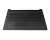 HP 17-by2000 Tastatur inkl. Topcase DE (deutsch) schwarz/schwarz (DVD) (Optik: Grobmuster)