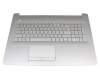 HP 17-by3000 Original Tastatur inkl. Topcase DE (deutsch) silber/silber (DVD)