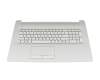 HP 17-by3000 Original Tastatur inkl. Topcase DE (deutsch) silber/silber (PTP)