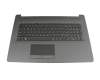 HP 17-ca1000 Original Tastatur inkl. Topcase NL (niederländisch) schwarz/silber