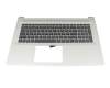 HP 17-cp0000 Original Tastatur inkl. Topcase DE (deutsch) grau/silber