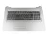 HP 17-x500 Original Tastatur inkl. Topcase DE (deutsch) schwarz/silber