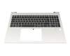 HP EliteBook 860 G11 Original Tastatur inkl. Topcase DE (deutsch) schwarz/silber mit Backlight