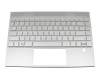 HP Envy 13-aq0400 Original Tastatur inkl. Topcase DE (deutsch) silber/silber mit Backlight