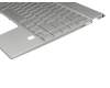 HP Envy 13-aq1300 Original Tastatur inkl. Topcase DE (deutsch) silber/silber mit Backlight