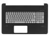 HP Envy 17-r106ng (W0X48EA) Original Tastatur inkl. Topcase DE (deutsch) silber/schwarz mit Backlight