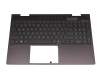 HP Envy x360 15-ee0000 Original Tastatur inkl. Topcase DE (deutsch) schwarz/schwarz mit Backlight (Nightfall Black)