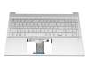 HP Pavilion 15-eg0000 Original Tastatur inkl. Topcase DE (deutsch) silber/silber mit Backlight