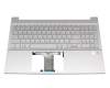 HP Pavilion 15-eg1000 Original Tastatur inkl. Topcase DE (deutsch) silber/silber mit Backlight