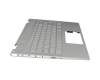 HP Pavilion x360 14-cd0700 Original Tastatur inkl. Topcase DE (deutsch) silber/silber mit Backlight