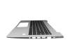 HP ProBook 440 G7 Original Tastatur inkl. Topcase DE (deutsch) schwarz/silber mit Backlight (Heatshield)