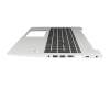 HP ProBook 450 G6 Original Tastatur inkl. Topcase CH (schweiz) schwarz/silber