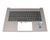 HP ZBook Studio G8 Original Tastatur inkl. Topcase DE (deutsch) schwarz/grau mit Backlight