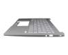 HQ20720681007 Original Acer Tastatur inkl. Topcase DE (deutsch) silber/silber mit Backlight