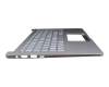 HQ21012513000 Original Asus Tastatur inkl. Topcase DE (deutsch) silber/silber mit Backlight