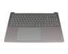 HQ2540301E7P0 Original Lenovo Tastatur inkl. Topcase DE (deutsch) grau/grau mit Backlight