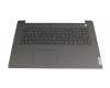 JWINJ Original Lenovo Tastatur inkl. Topcase DE (deutsch) grau/silber