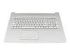 L92785-BG1 Original HP Tastatur inkl. Topcase SF (schweiz-französisch) silber/silber mit Backlight