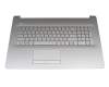 L92789-041 HP Tastatur inkl. Topcase DE (deutsch) silber/silber