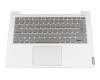 LCM16H36D0J6862 Original Lenovo Tastatur inkl. Topcase DE (deutsch) grau/silber mit Backlight