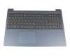 LCM16K26D0-686 Lenovo Tastatur inkl. Topcase DE (deutsch) grau/blau