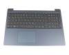 LCM16K26D0-686 Original Lenovo Tastatur inkl. Topcase DE (deutsch) grau/blau