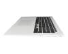 LG Gram 17 (17Z90P-K) Original Tastatur inkl. Topcase DE (deutsch) schwarz/silber mit Backlight