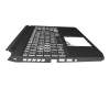 LG05P_N12B3L1 Original Acer Tastatur inkl. Topcase DE (deutsch) schwarz/weiß/schwarz mit Backlight