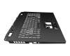 LG05P_N16B3L Original Acer Tastatur inkl. Topcase DE (deutsch) schwarz/weiß/schwarz mit Backlight