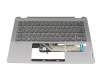 Lenovo Flex 5 14ABR8 (82XX) Original Tastatur inkl. Topcase DE (deutsch) dunkelgrau/grau mit Backlight