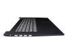 Lenovo IdeaPad 3-17ADA05 (81W2) Original Tastatur inkl. Topcase DE (deutsch) grau/blau (Fingerprint)
