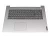 Lenovo IdeaPad 3-17ARE05 (81W5) Original Tastatur inkl. Topcase DE (deutsch) grau/silber (Fingerprint)