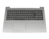 Lenovo IdeaPad 320-15IKBN (80XL) Original Tastatur inkl. Topcase DE (deutsch) grau/silber (Fingerprint)