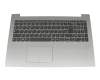 Lenovo IdeaPad 320-15IKBRN (81BG/81BT) Original Tastatur inkl. Topcase DE (deutsch) grau/silber (Fingerprint)