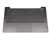 Lenovo IdeaPad 5-14ARE05 (81YM) Original Tastatur inkl. Topcase DE (deutsch) grau/grau mit Fingerprint
