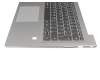 Lenovo IdeaPad 520S-14IKBR Original Tastatur inkl. Topcase DE (deutsch) grau/silber mit Backlight für Fingerprint-Sensor