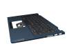 Lenovo IdeaPad Flex 5-14ALC05 (82HU) Original Tastatur inkl. Topcase DE (deutsch) dunkelgrau/blau mit Backlight blau